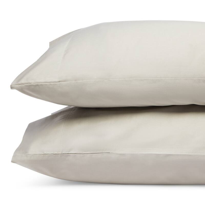 Delilah Home Organic Cotton WASHED King Pillow CasesTwin Pack 21" X 40